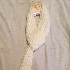 Loop through scarf. SOLD